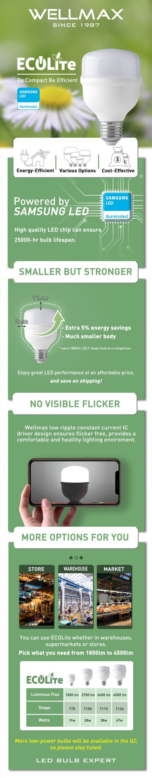 ECOLite LED T Bulb