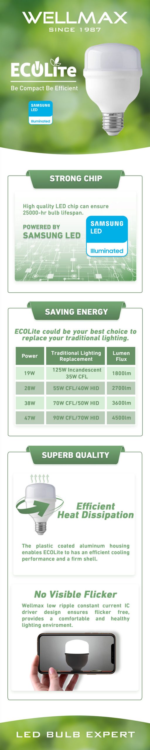 ECOLite LED bulb