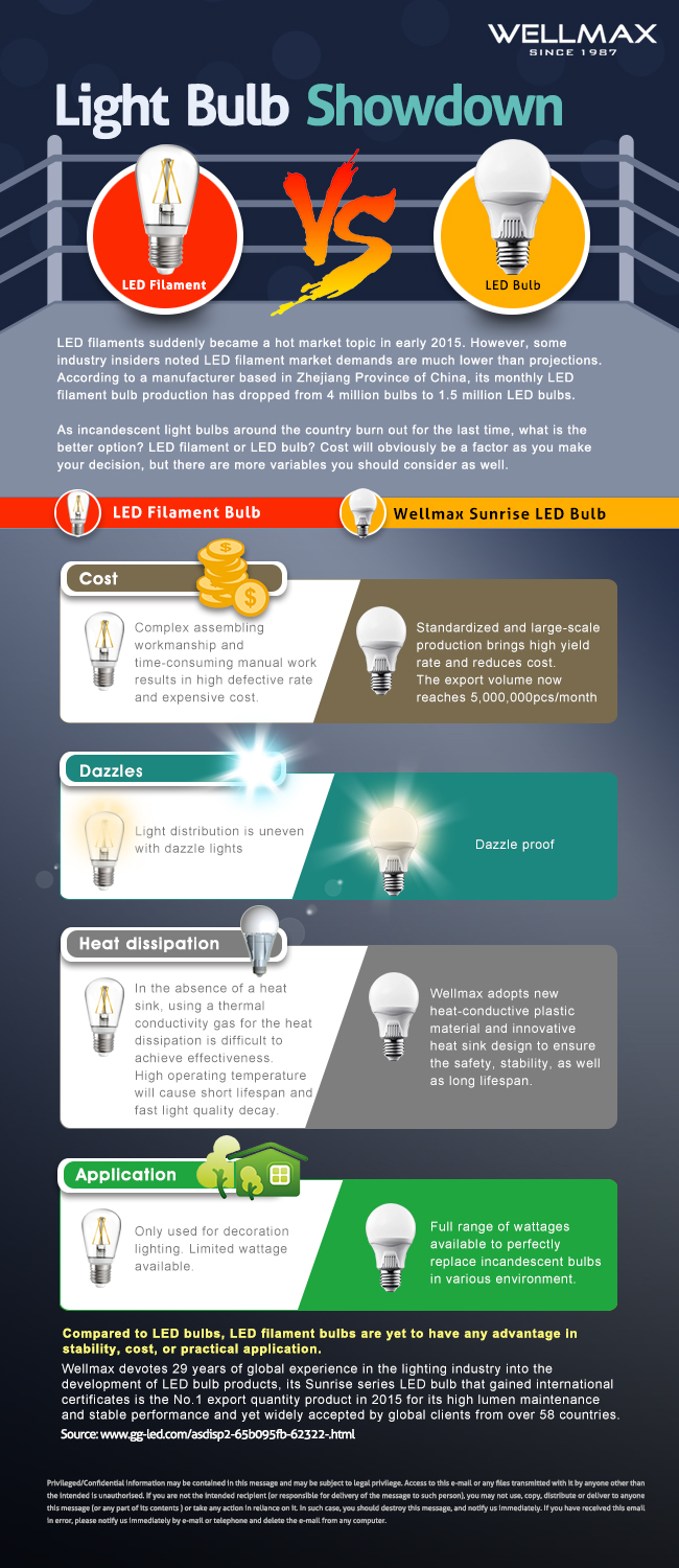 Light Bulb Showdown: LED Filament vs. LED Bulb