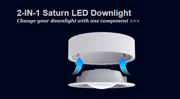 2-IN-1 Saturn LED Downlight