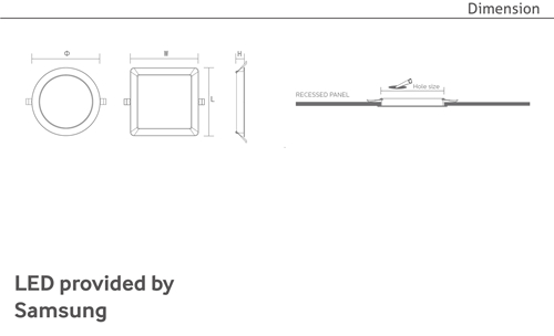 Sunflower Recessed LED Downlight